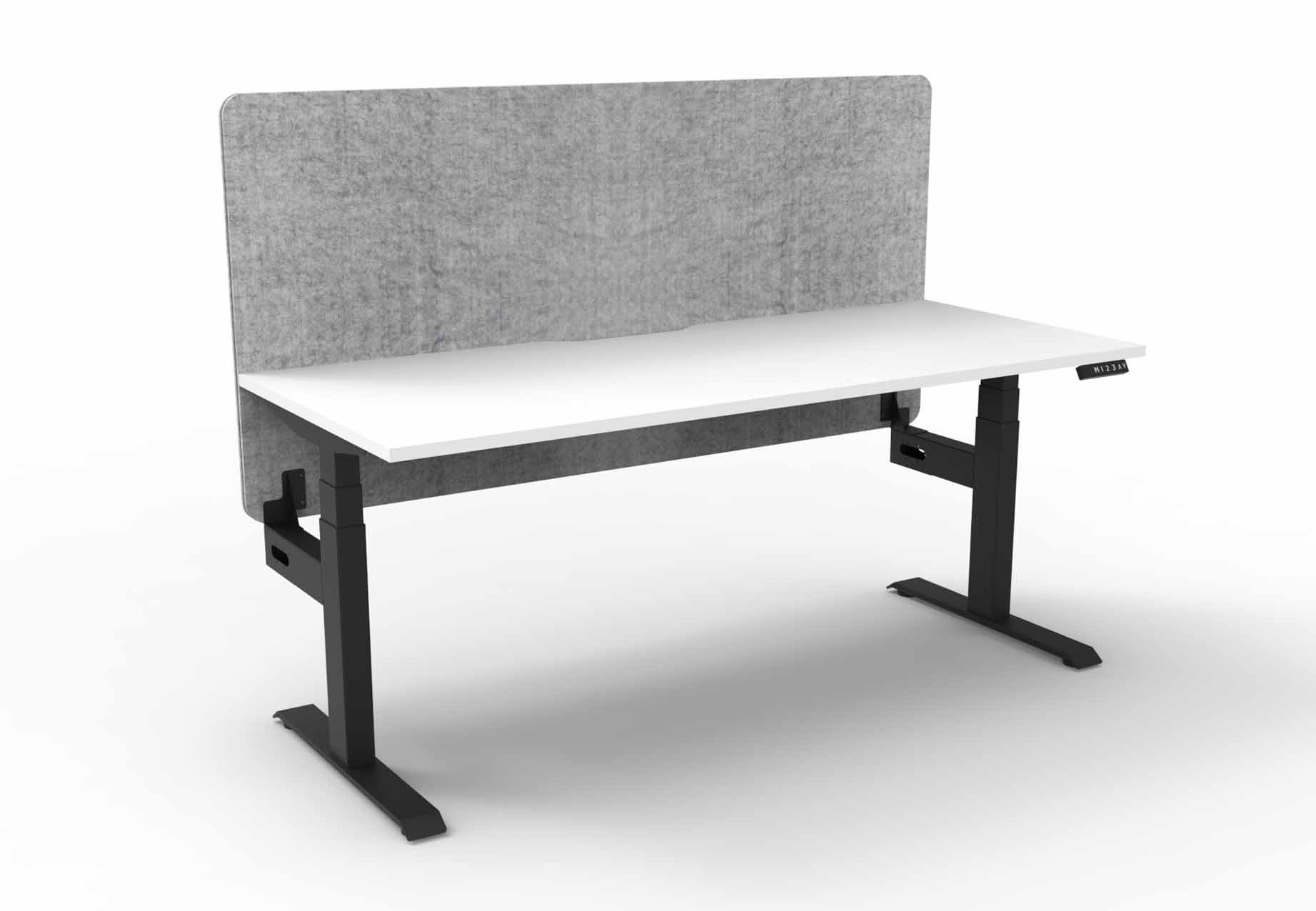Boost+ Sit-Stand Single Sided Workstation - with Eco Screen